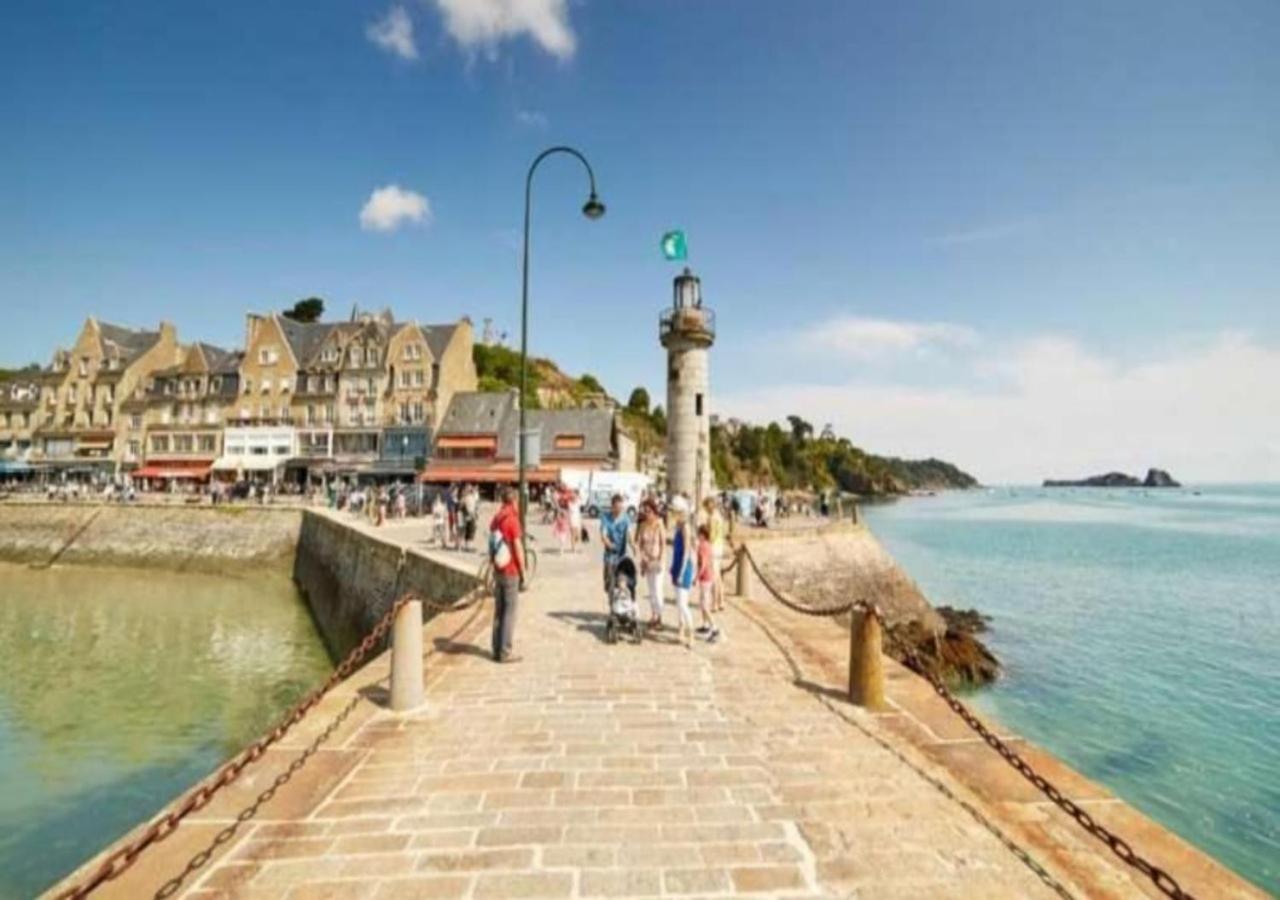 L'Etoile By Mrodbnb - Appart Neuf - Vue Mer - 25M Plage & Resto - Cine - Cheminee - Popcorn Cancale Eksteriør billede