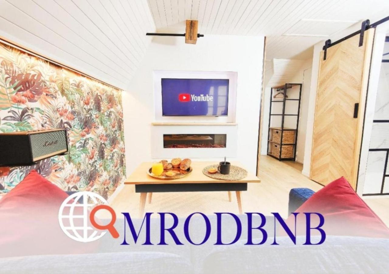 L'Etoile By Mrodbnb - Appart Neuf - Vue Mer - 25M Plage & Resto - Cine - Cheminee - Popcorn Cancale Eksteriør billede
